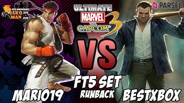 UMVC3 Parsec FT5 Set Runback - Mario19 VS BestXbox