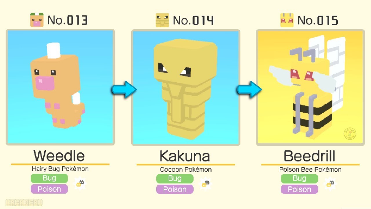 All Evolution Levels in Pokemon Quest