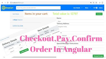Online Shopping Web Lesson-7 checkout functionality