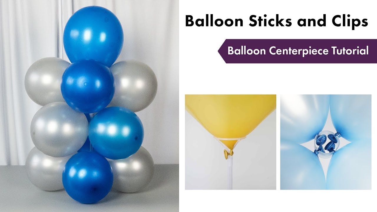How to Use Balloon Sticks, Tutorial with Photos and Video