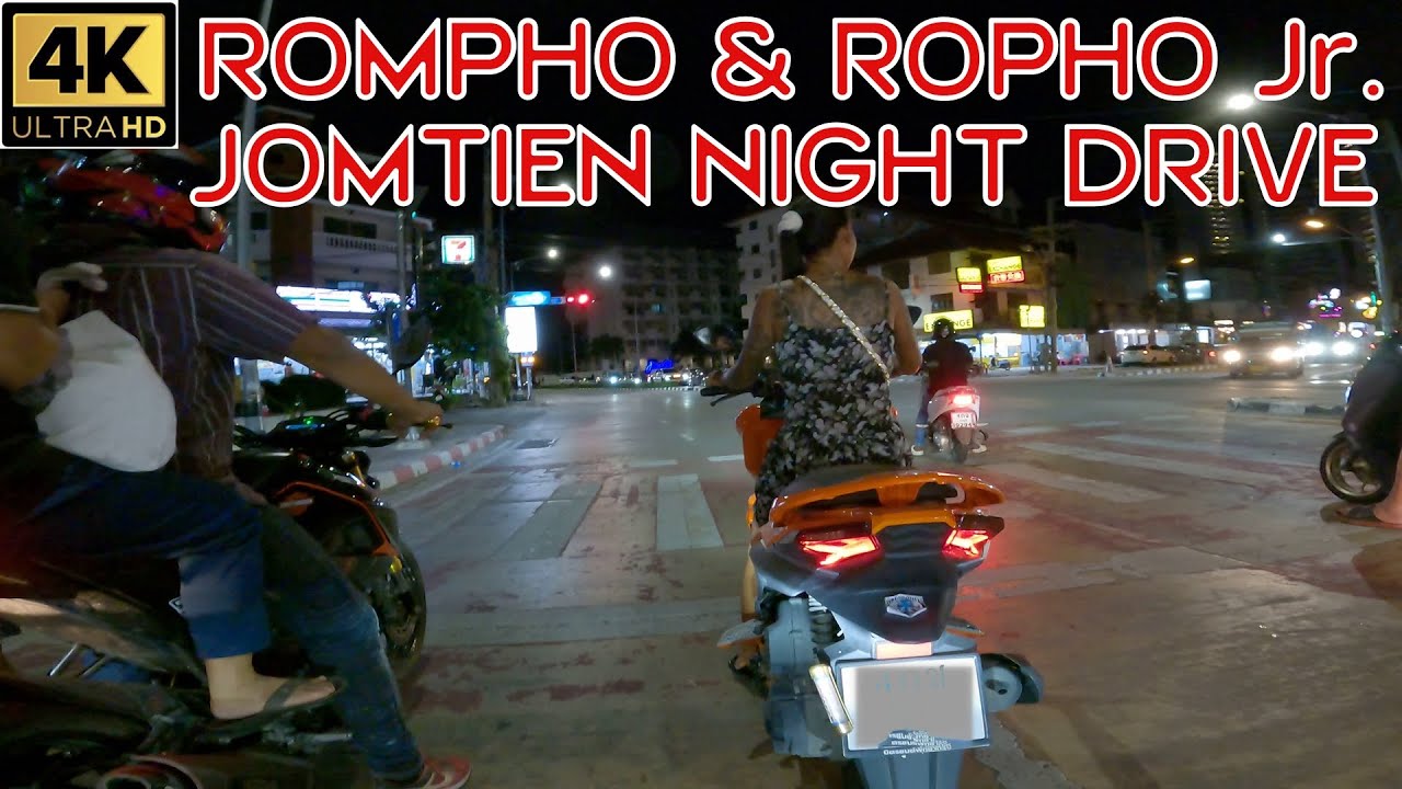 Rompho and Rompho Jr  Thappraya Road Night Drive   2023 Pattaya Thailand