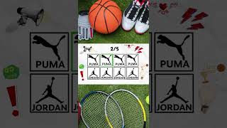 SAY THE WORD ON BEAT ⚽ SPORTS BRANDS PARENT KID SHORT | EASY LEVEL 1 | NIKE ADIDAS PUMA JORDAN |