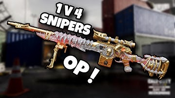 I 1V4 RANDOM DUDES IN WORLD CHAT SNIPER ONLY SHIPMENT CODM