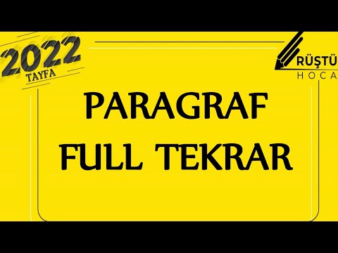 Paragraf FULL TEKRAR | RÜŞTÜ HOCA