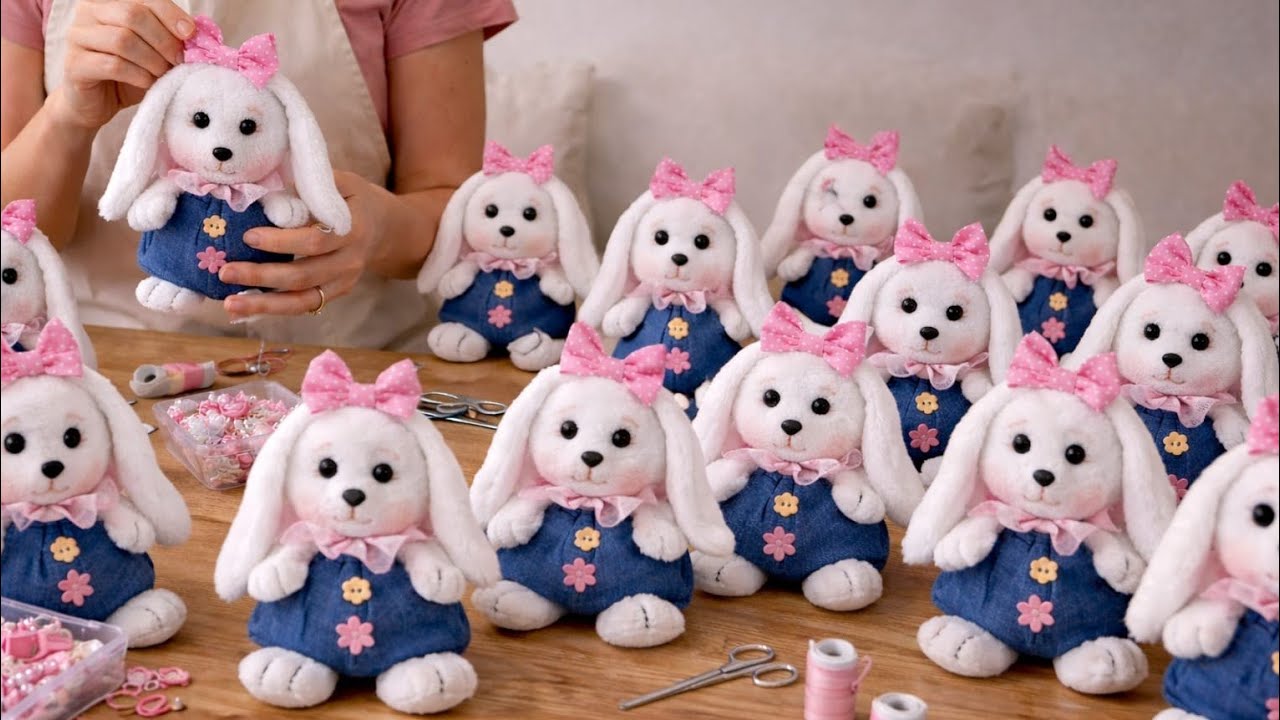 Fazer 20 por dia e vender todos ,artesanato fácil de fazer #coelhinho #tutorial #pascoa #reciclagem 