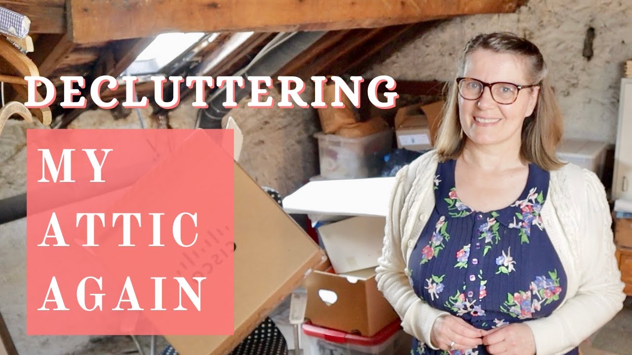 MASSIVE ATTIC DECLUTTERING PROJECT / Declutter with me 2021 part 1