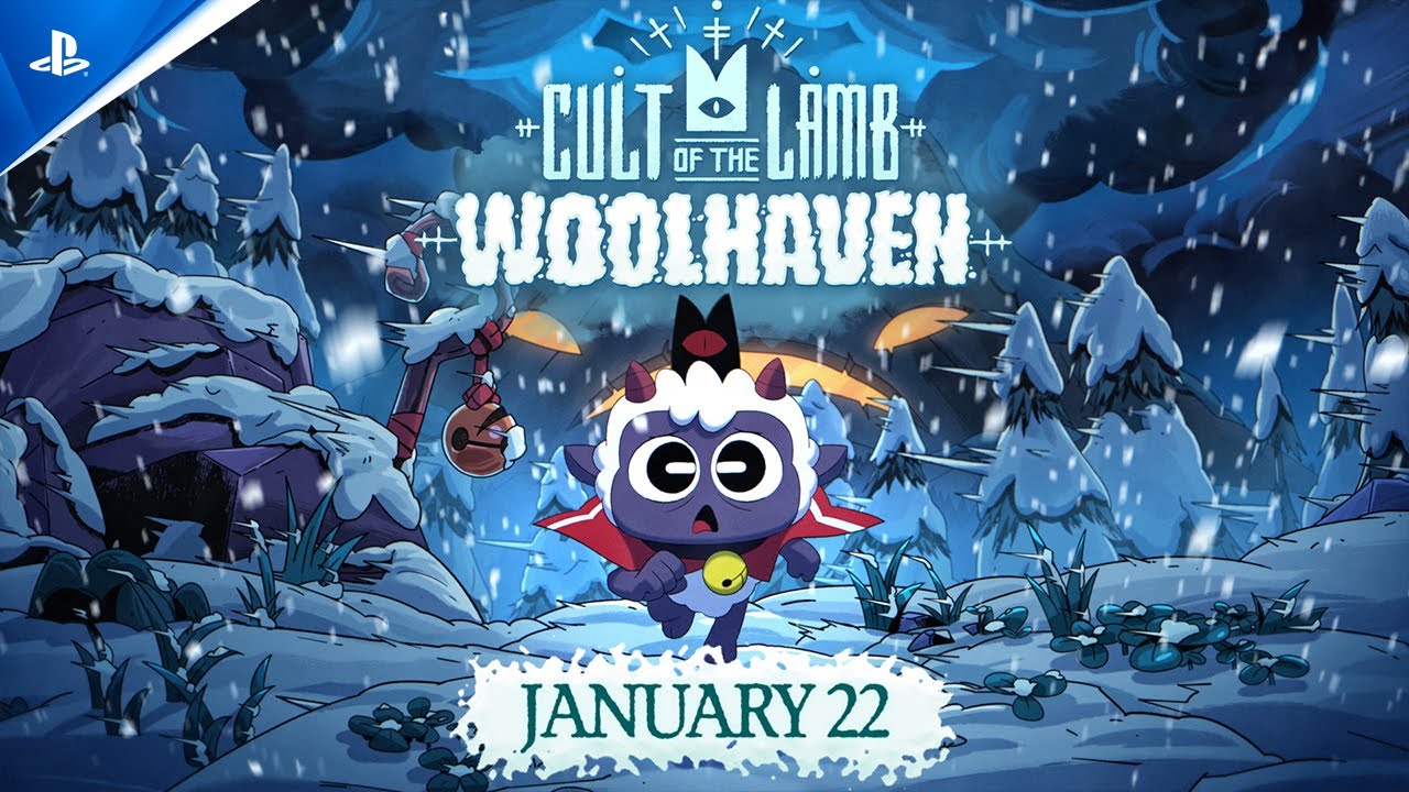 ⁣Cult of the Lamb - Woolhaven Release Date Trailer | PS5 & PS4 Games