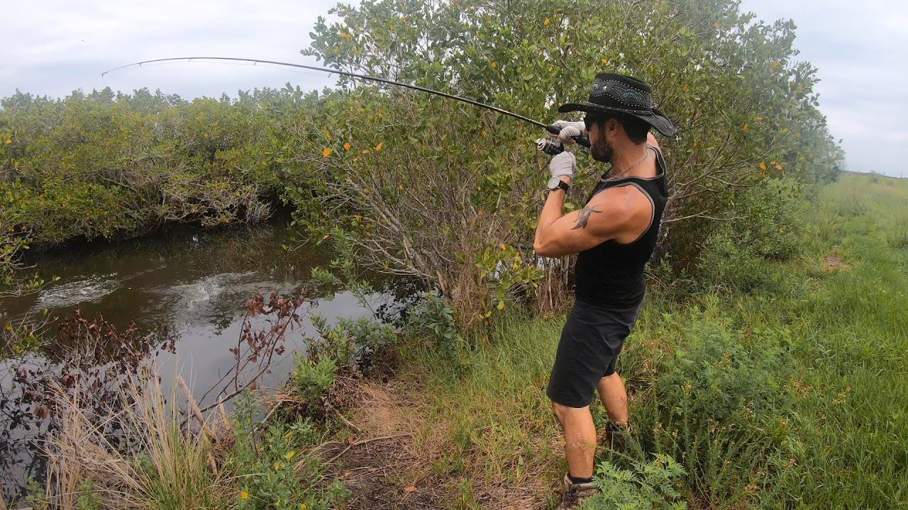 EXPLOSIVE LADYFISH FISHING from SHORE Backpacking and Fishing Adventure