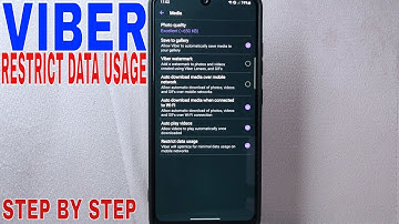 ✅  How To Restrict Data Usage On Viber 🔴