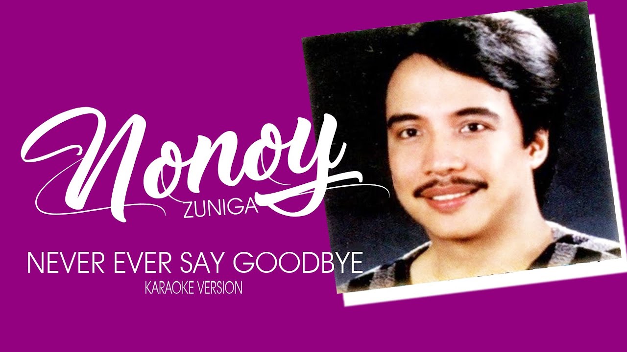 NEVER EVER SAY GOODBYE - NONOY ZUNIGA (Karaoke Version)