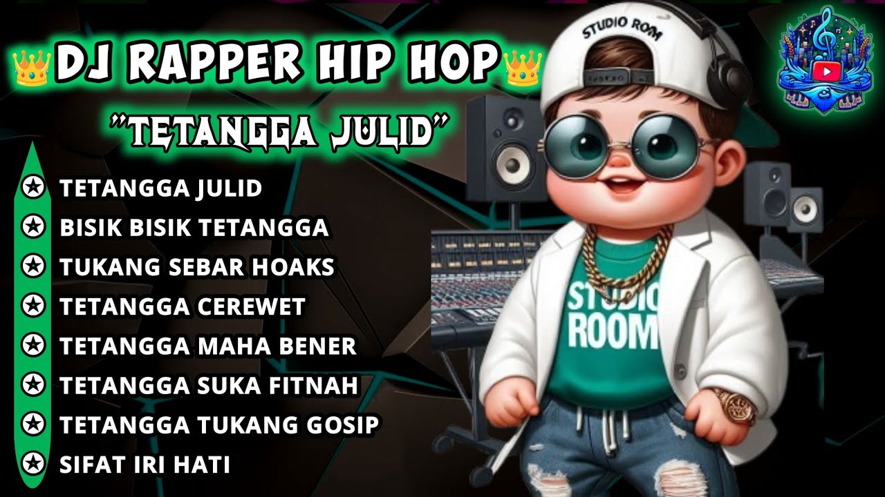 👑TETANGGA JULID 🎧 BEST DJ RAPPER HIP HOP TERBARU 2025 #rap #dj #indonesia 