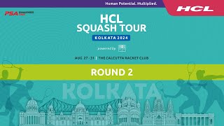 Round 2 - Court 2 | HCL Squash Tour – Kolkata 2024