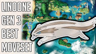 Linoone Gen 3 Best Moveset - Linoone Best Moveset Moves Pokemon Emerald Ruby Sapphire Red Green