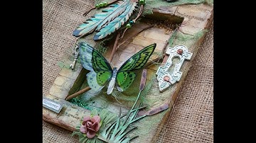 Mixed Media Reverse Canvas Tutorial Discover