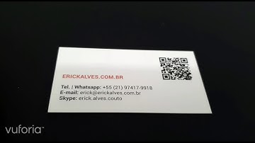 AR Business Card - Cartão de Visitas com Realidade Aumentada