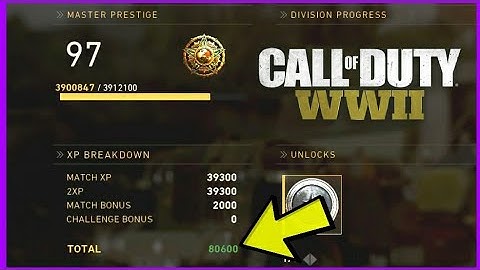 How To Get 80K XP Every Game In COD WW2! - CoD WW2 XP Glitch/Master Prestige Glitch FAST (BROKEN...)