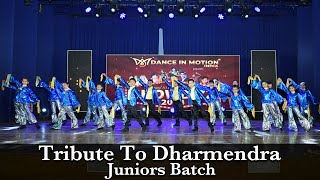 Tribute To Dharmendra Mesmerizing Dance Performance By Dance In Motion India Juniors Batch