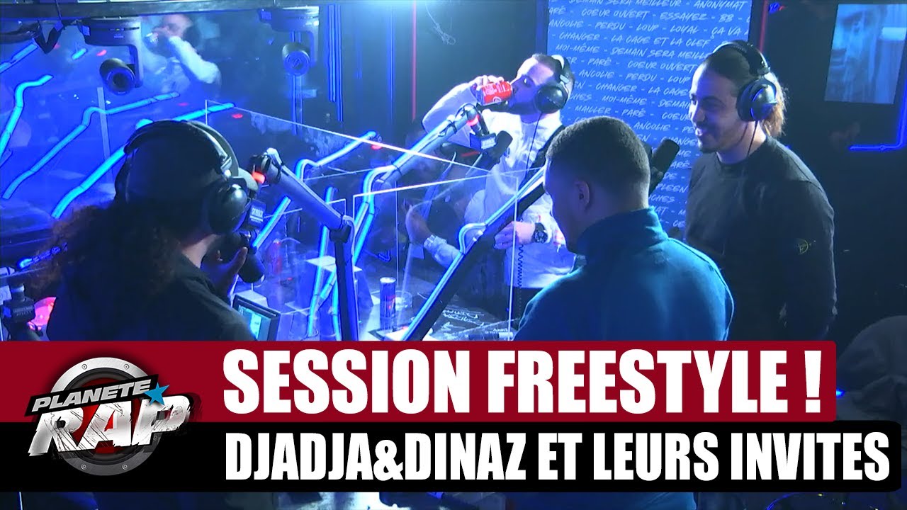 Djadja & Dinaz - Session freestyle avec RK, BD & Dida, Saw, Le'Air, Blacky & Hefy ! 