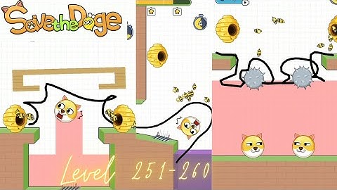 Save the Doge game - all levels - level 251 - 260. #savethedogegame