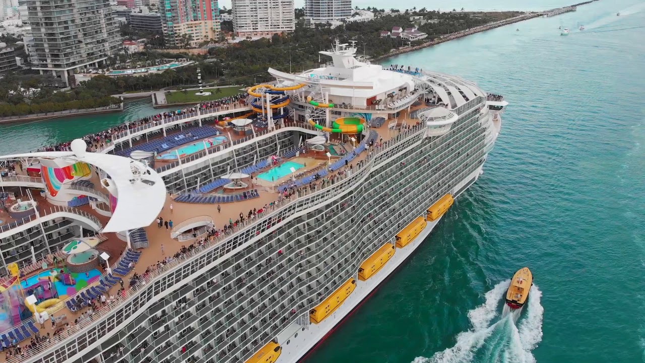 largest cruise ship leaving miami