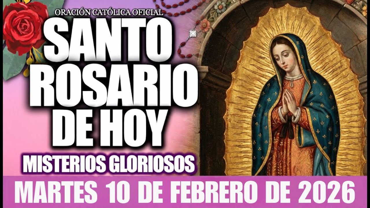 SANTO ROSARIO DE HOY MARTES 10 DE FEBRERO DE 2026 | MISTERIOS DOLOROSOS