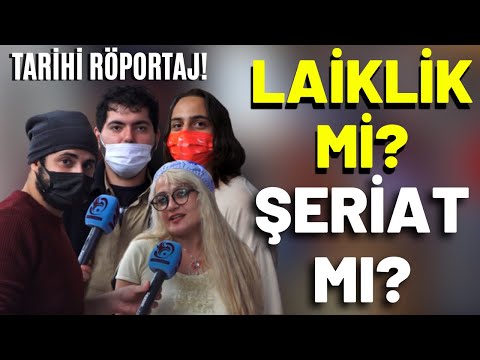 Laiklik Mi? Şeriat Mı? KADIKÖY'DE ŞOK CEVAPLAR! Sokak Röportajları...