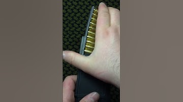 Loading AR/M4 magazines using clipped ammunition