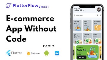 FlutterFlow Tutorial For Ecommerce App Flutter Without Code | Flutterflow Ecommerce App Part -7