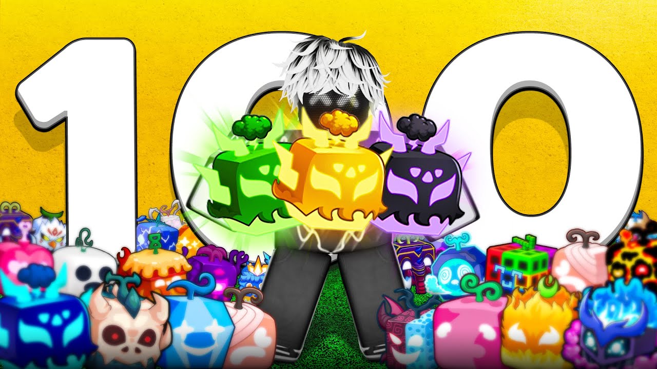 🍇Я 100 РАЗ ОТКРЫЛ ЛЕТНЮЮ ГАЧУ в БЛОКС ФРУТС / Blox Fruits Roblox