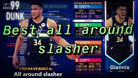 BEST ALL AROUND PURE SLASHER BUILD IN NBA 2K23!!! 99 DRIVING DUNK!!!