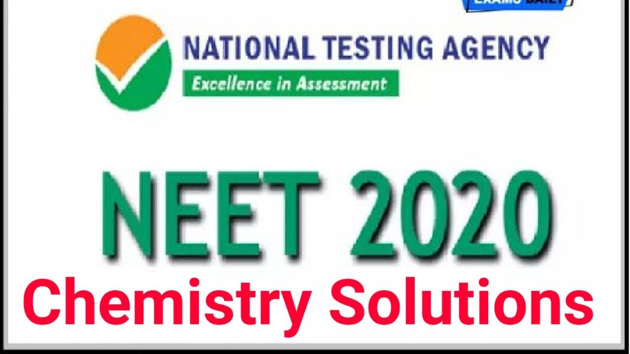 NEET 2020 chemistry solutions
