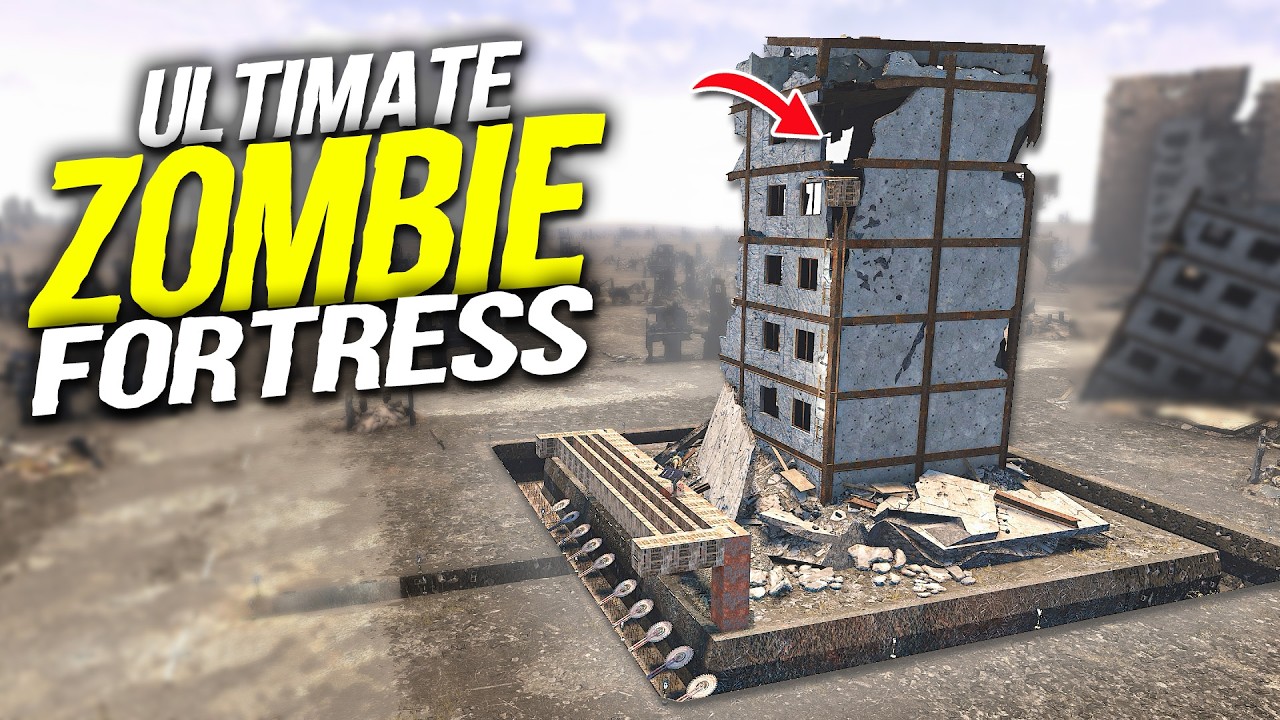 I TURNED A RUIN INTO A ZOMBIE FORTRESS in This NEW ZOMBIE GAME