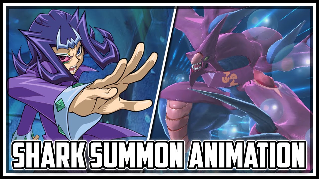 Reginald Shark Kastle Number 32 Shark Drake Summon Animation Jp En Yu Gi Oh Duel Links Youtube