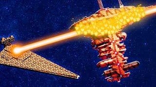 We Built the CRAZIEST Star Destroyer FIRE LASER Ever in Forts Star Wars Multiplayer!