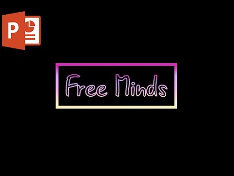 Gradient Outline Text Effect in PowerPoint