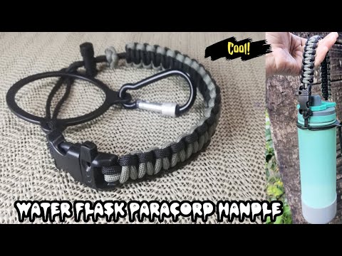 How To Make a Secure Hydro Flask Handle Using Paracord 