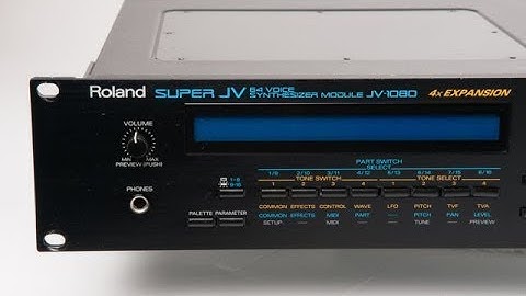 “These Are Not Presets | Roland JV-1080 Custom Patch Demo & Performance