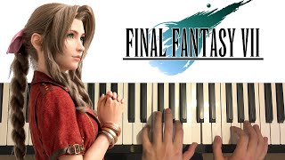 Final Fantasy VII - Aerith's Theme (Piano Tutorial Lesson)