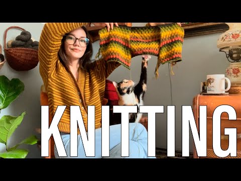 I finished knitting