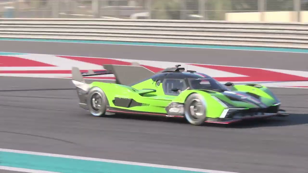 Endurance hypercars at the yas marina circuit