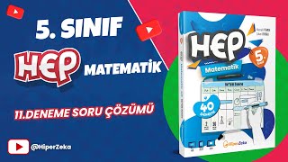 5.Sınıf Matematik Hep Deneme - 11.Deneme Soru Çözümü