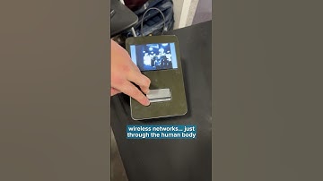 Live video streaming over capacitive touch! Ixana.ai Wi-R for #AI at #CES // #CES2024