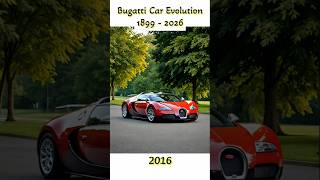 BUGATTI Evolution 1899–2026 🚀 | 127 Years of Speed! #bugatti #shorts