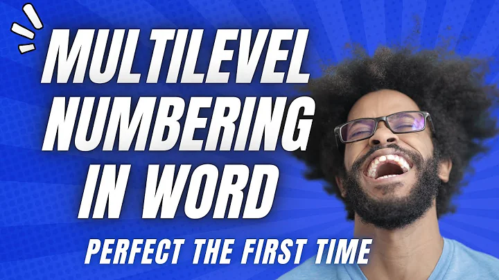 How To Create Multilevel Numbering In Word (That Actually Works)