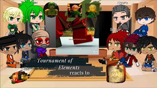 Tournament of Elements//S4// reacts to Ninjago