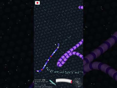 食べないフリ 28   #スリザリオ  #Slither.io  #shorts