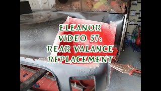 Classic Mini Restoration: Eleanor Video 57, Rear Valance Replacement