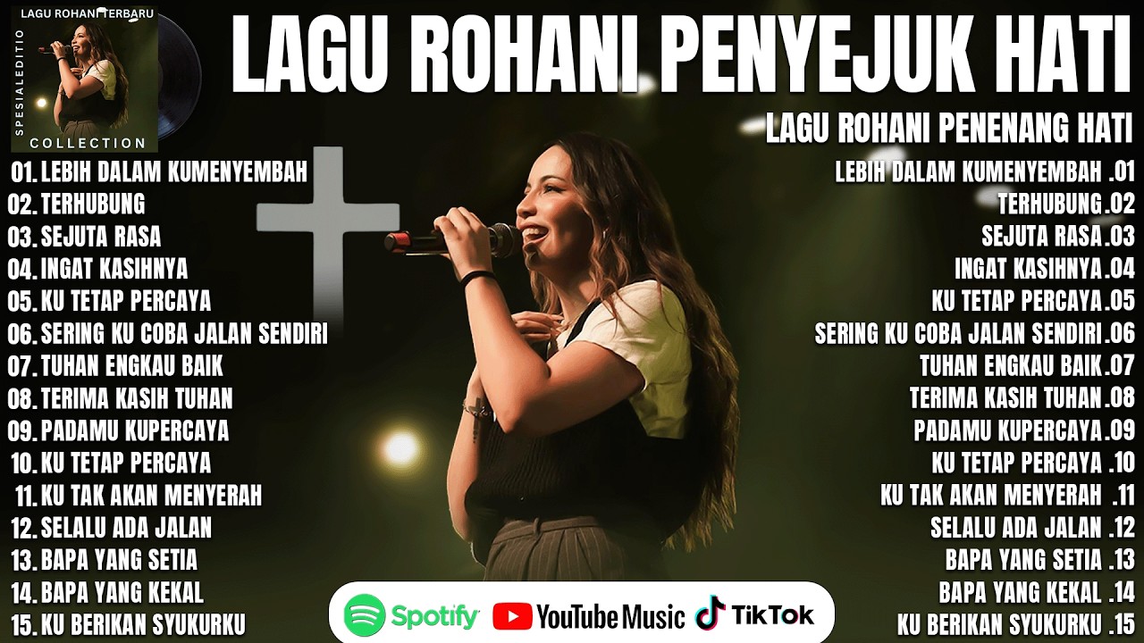 LEBIH DALAM KUMENYEMBAH - LAGU ROHANI PENYEJUK HATI (LIRIK) LAGU ROHANI ...