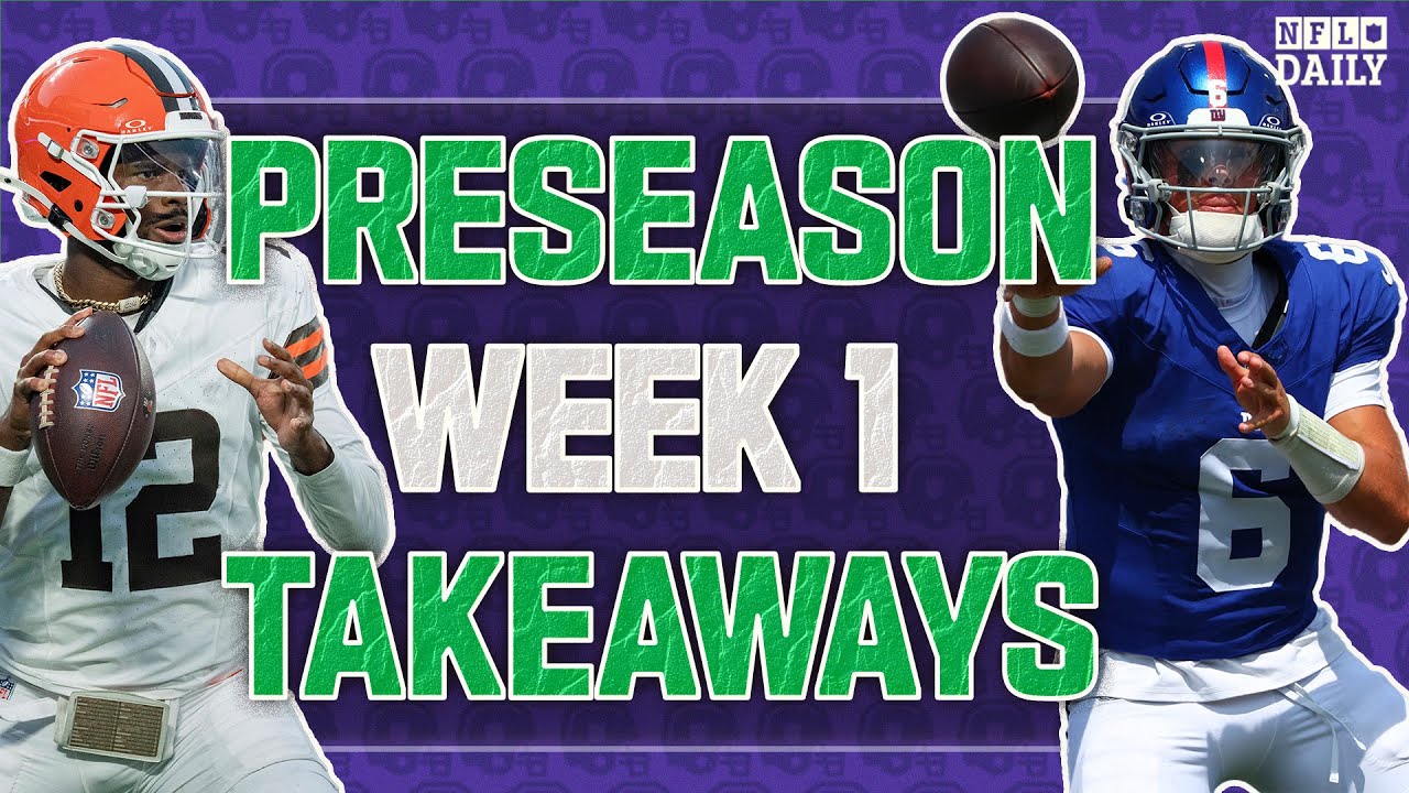 Takeaways from EVERY NFL Preseason Week 1 Game!