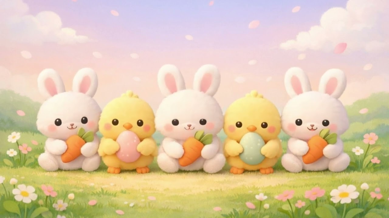 Easter Bunny & Baby Chicks Lullaby | Gentle Sleep Music for Babies & Toddlers